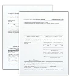 Notary Forms California